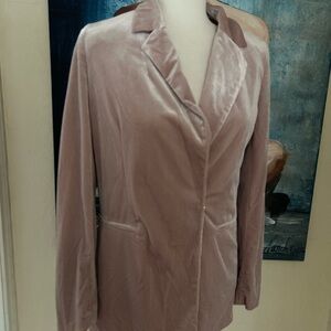 Forever 21 Blush Velvet Women's Blazer